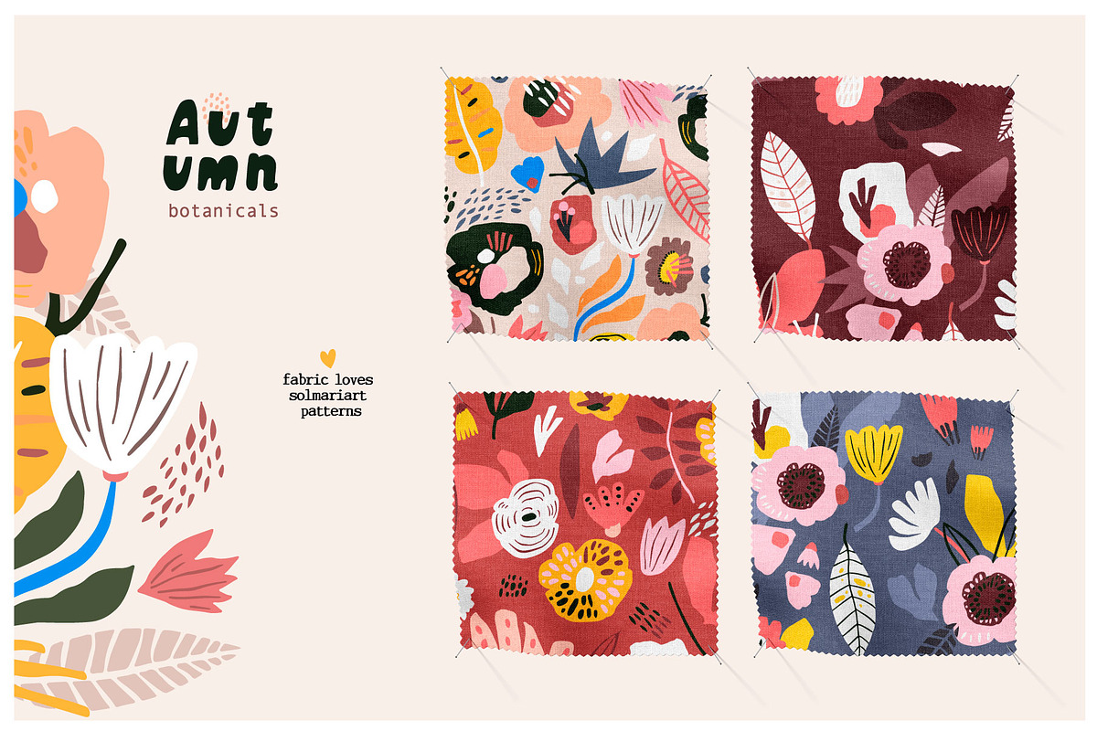Autumn botanicals collection, a Pattern Graphic by solmariart (Photo 2 of 7)