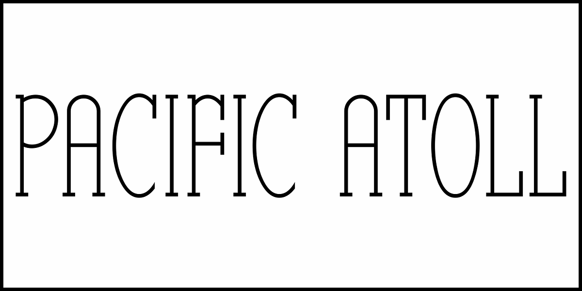 Pacific Atoll JNL, a Serif Font by Jeff Levine Fonts (Photo 2 of 5)