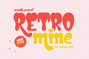 Retro Mine - Modern Vintage Font