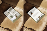Golden iPad Mockup | Minimalistic, an iPad Mockup by The Ethical Agency (Thumbnail 2 of 3)