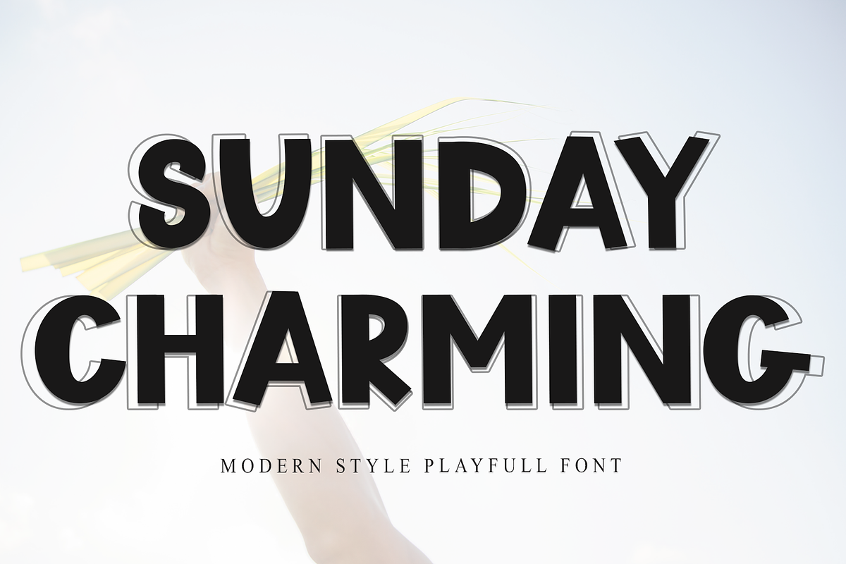 Sunday Charming, a Sans Serif Font by FreshTypeINK (Photo 1 of 8)