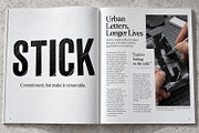 Noir Sticker Font, a Sans Serif Font by Handmadefont (Thumbnail 6 of 15)