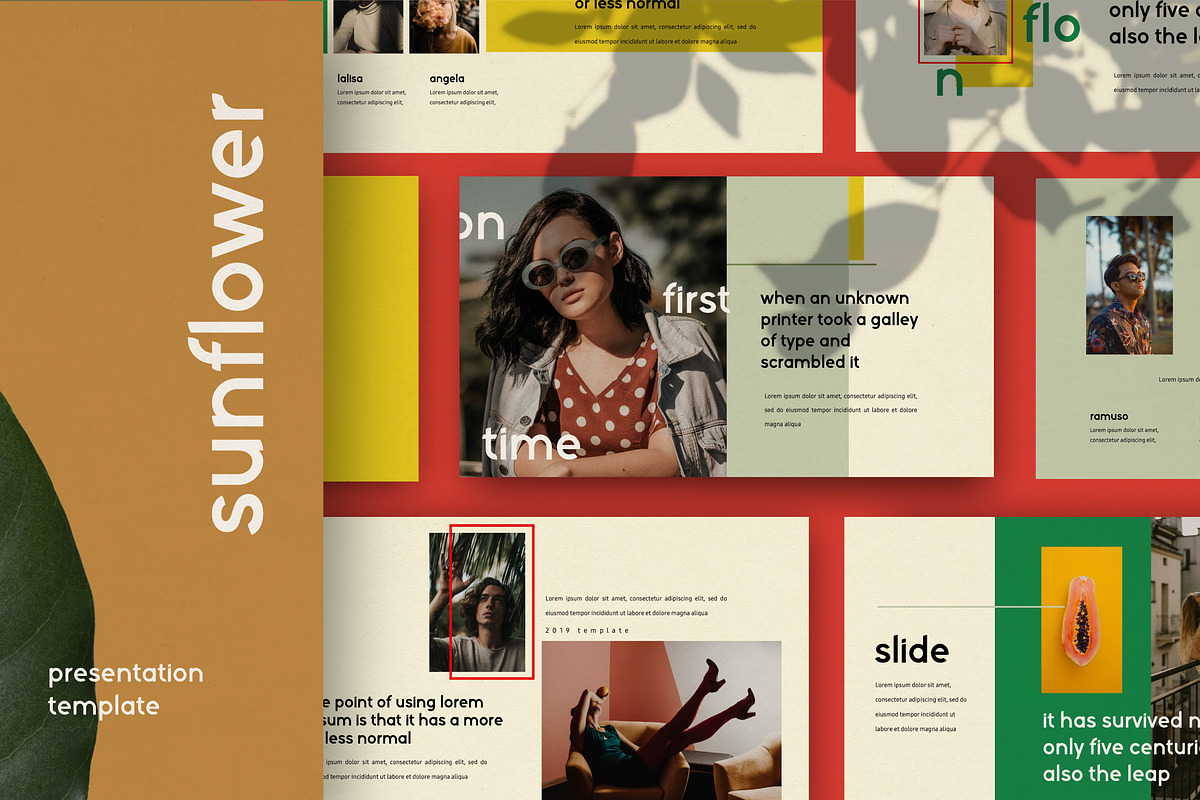 ✨ Sunflower - Powerpoint, a Presentation Template by Dirtytemp Studio (Photo 1 of 11)