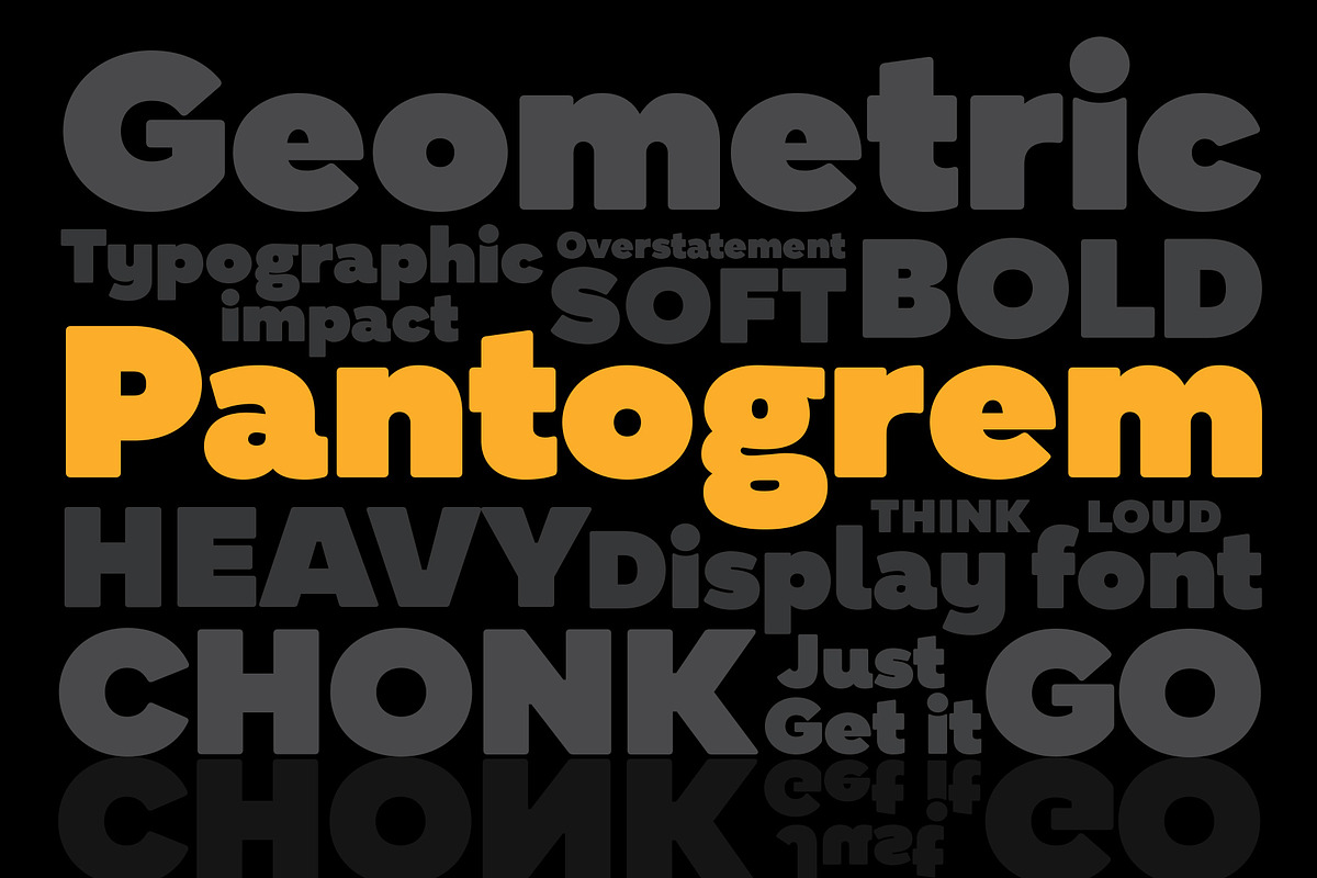 Pantogrem Font, a Sans Serif Font by Graphite_Studios (Photo 1 of 4)