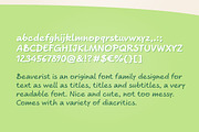Hand drawn script font. Beaverist, a Script Font by popskraft (Thumbnail 2 of 14)