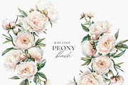 Peony Blush - Watercolor, a Decorative Illustration by ThaismotaCreativeCo (Thumbnail 6 of 11)