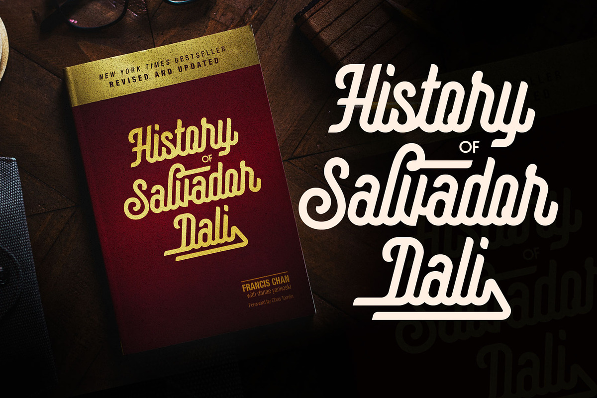 Montagna - Elegant Monoline, a Script Font by Arterfak Project (Photo 5 of 13)