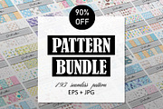 Pattern Bundle – 193 Pattern, a Pattern Graphic by V-K