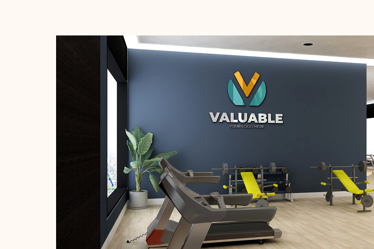 Gym Wall Logo Mockup PSD, a Product Mockup by Ayy (Photo 17 of 24)