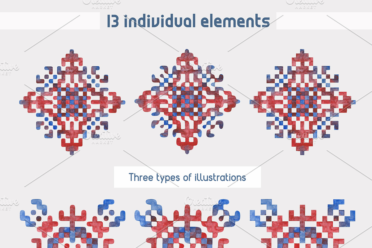 Rarog patterns, a Pattern Graphic by Elisa Ursa (Photo 2 of 5)