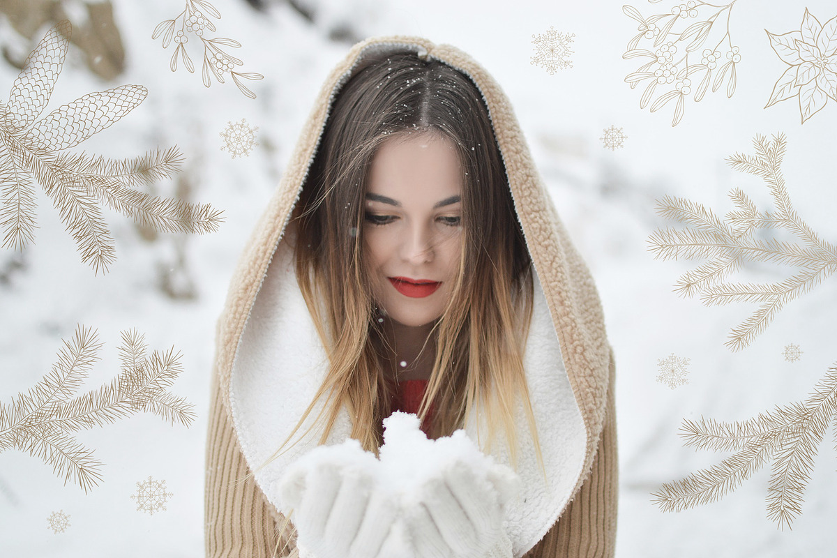 Christmas Time. Winter Bouquets., a Seasonal Illustration by Designwork (Photo 11 of 19)