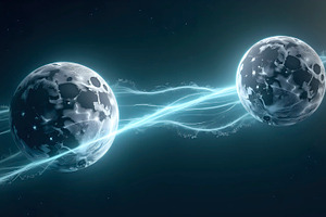 Illustrate an interstellar energy st, a Photo by LOGOCREATIVE