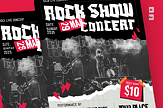 Rock Concert Flyer, a Flyer Template by MMPixelCraft (Thumbnail 4 of 4)