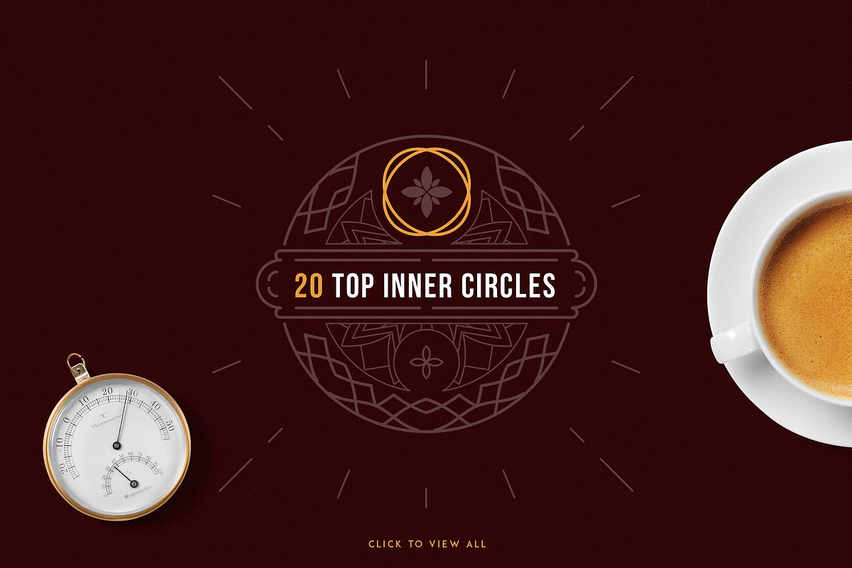 Emblem Creator all in one file -50%, a Branding & Logo Template by VP Fonts (Photo 7 of 10)
