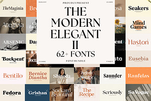 The Modern Elegant Font Bundle 2