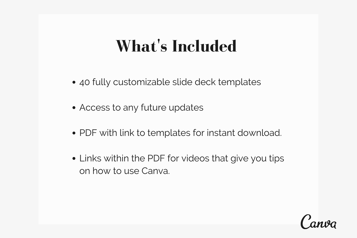 Slide Deck Canva, a Presentation Template by Joanna Lane Designs (Photo 4 of 4)