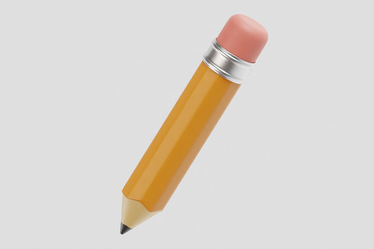 Pencil 3d model, an Object 3D Model by fahad121 (Photo 1 of 7)