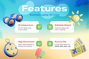 Holiday Travel 3D Icons, an Object 3D Model by Burntilldead (Thumbnail 2 of 7)