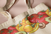 VEGGIES SEAMLESS, a Food Illustration by Serghei Caraulan (Thumbnail 6 of 6)