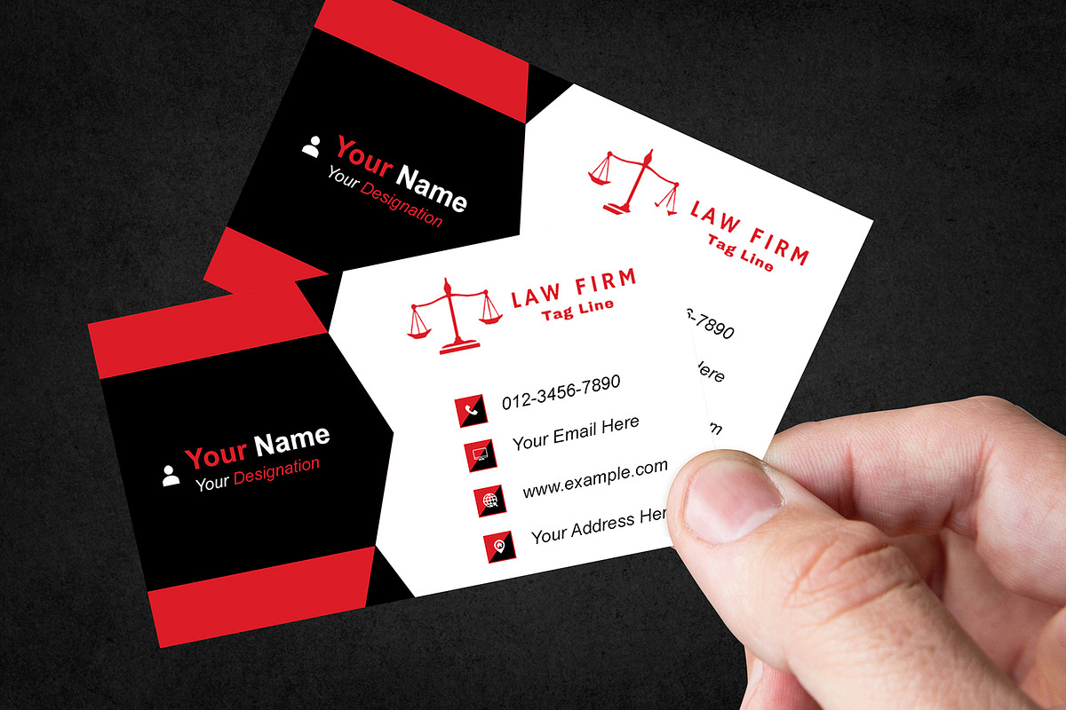 Modern Legal Advisor Card preview 4