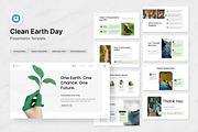 Clean Earth Day Presentation Keynote, a Presentation Template by Antstheme (Thumbnail 1 of 2)