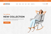 Furniture eCommerce Template - Fusta, a Bootstrap Template by HasThemes (Thumbnail 1 of 3)