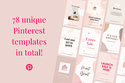 Modern Femme Social Media Templates, a Social Media Template by Marketing Your Brand (Thumbnail 4 of 12)