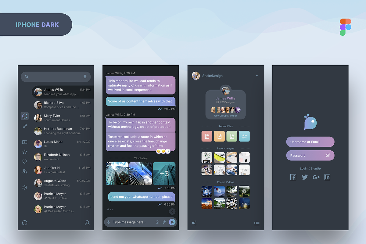 Uny Chat v1.0 - Figma Template, an App Template by emagweb (Photo 39 of 39)