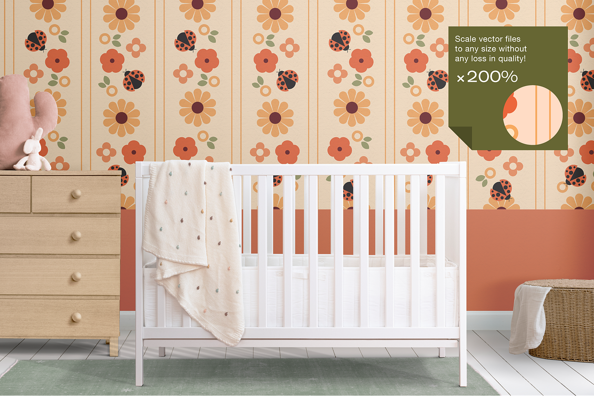 Ladybugs and Flowers Pattern Set, a Pattern Graphic by Rxmi Studio (Photo 6 of 10)