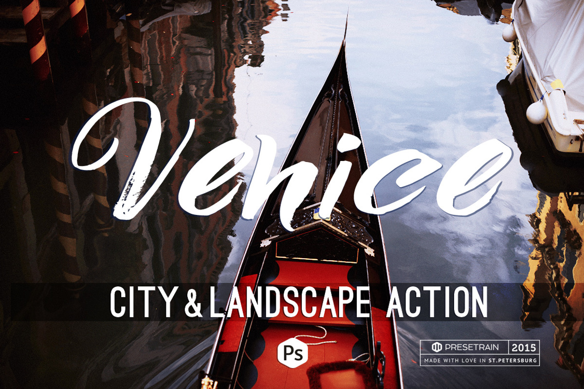 Venice Photoshop Action + Bonus, an Action Add-On by Presetrain Co. (Photo 1 of 6)