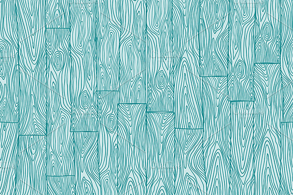 Vector Seamless Wooden Pattern
