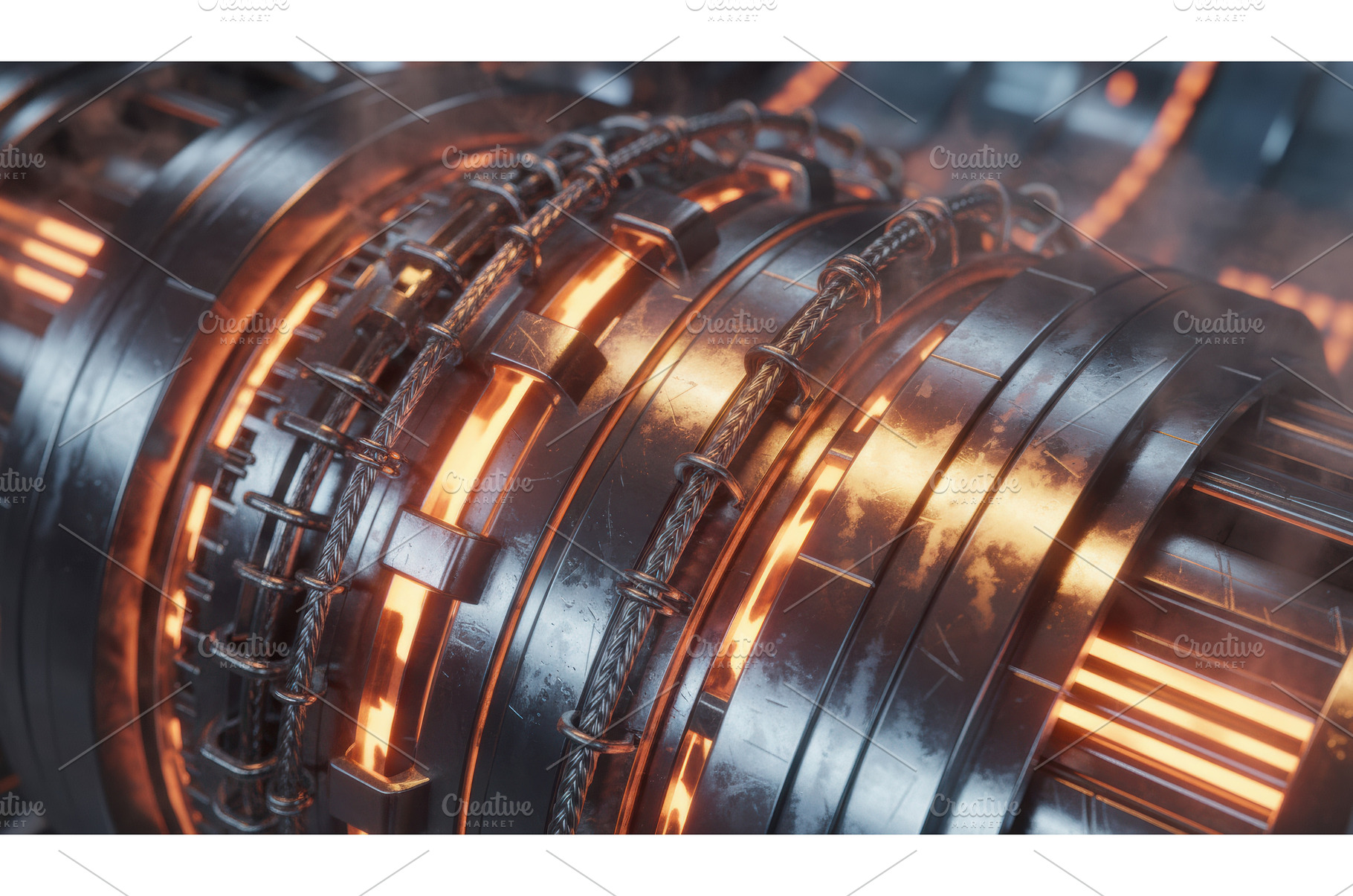 Macro close up of a futuristic, an Industrial Photo by Igor Tichonow