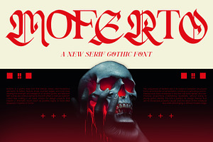 Moferto - Ghotic Serif Font