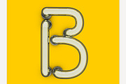 Neon tube font, an Object Graphic by 3D Graphics Shop (Thumbnail 12 of 38)