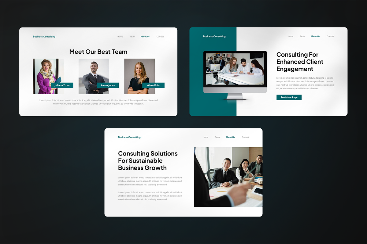 Business Consulting Google Slide, a Presentation Template by SquidPixey (Photo 5 of 7)