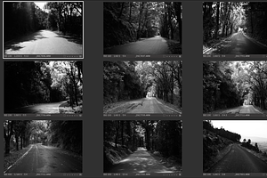 Vintage B&W Roads