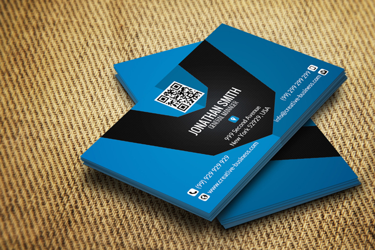 Modern Corporate Business Card CM017, a Business Card Template by annozio (Photo 3 of 4)
