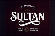 Sultan - Typeface Font, a Serif Font by ErgibiStudio (Thumbnail 1 of 11)