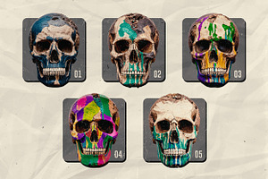 25 Wooden Skull Arts