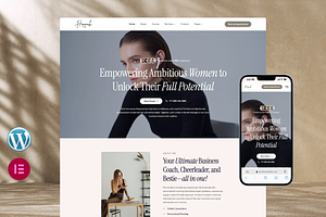 Elegant WordPress Coaching Website, a WordPress Template by hridoywebdev
