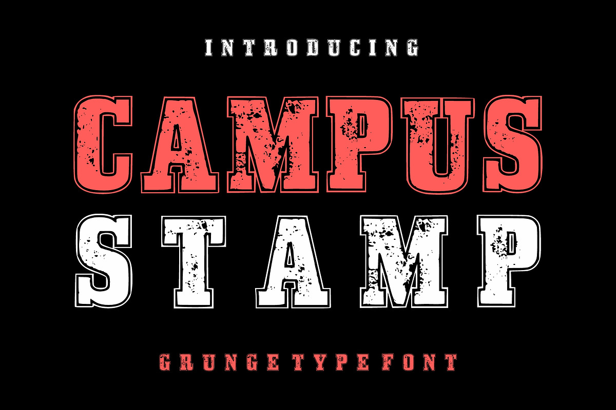 Campus Stamp, a Slab Serif Font by Limited.studio (Photo 1 of 4)