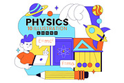 10 Physics Education Illustration, a Technology Illustration by denayunebgt (Thumbnail 1 of 4)