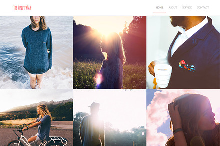The Only Way - Portfolio Theme, a Bootstrap Template by NsThemes