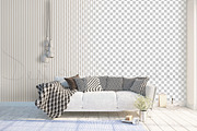 interior PSD, living room photo, a Print Template by HisariDS Mockup Design (Thumbnail 3 of 4)