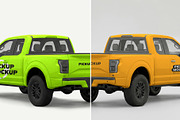 Pickup Truck & Delivery Van Mockup, an Advertising Mockup by graphypix (Thumbnail 5 of 15)