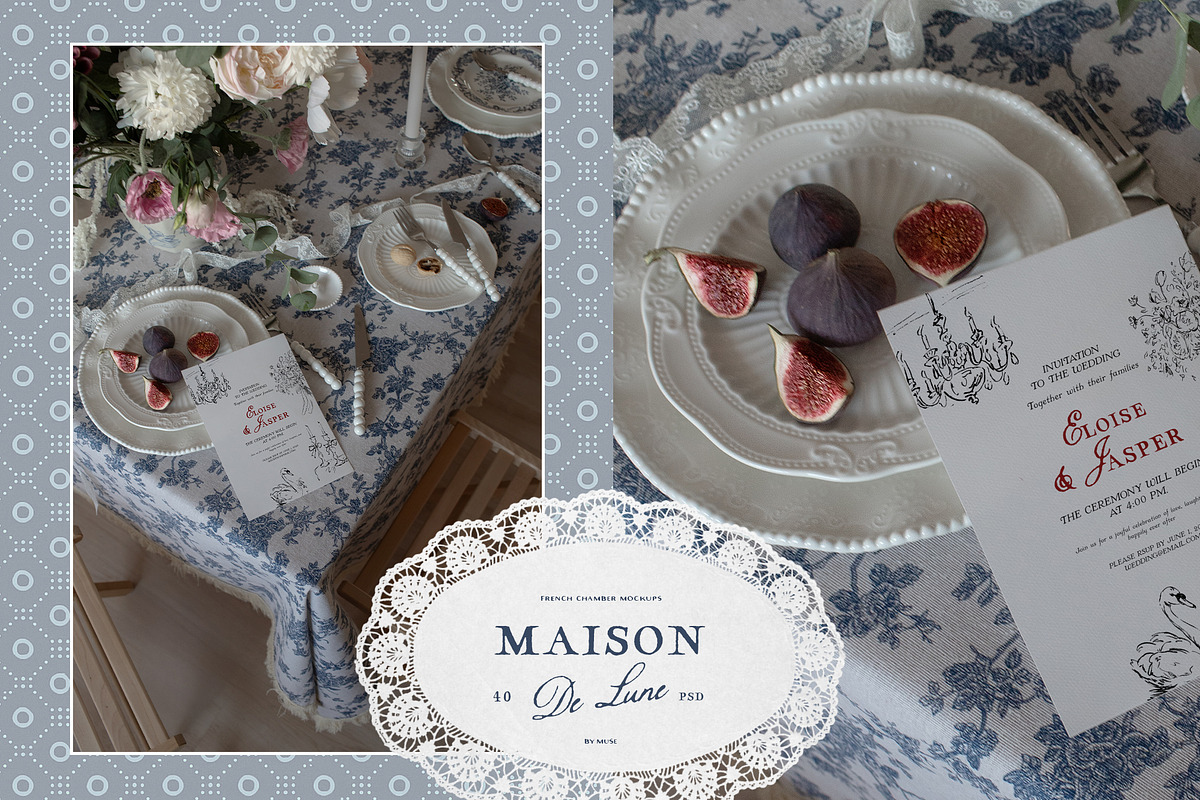 Maison de Lune Elegant French Mockup, a Household Mockup by Muse Mockups (Photo 4 of 19)