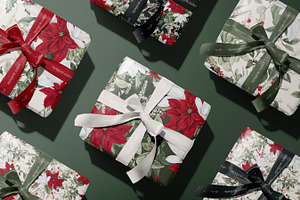 Christmas Floral Paper Pack