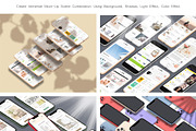 ALL 3D iPHONE MOCK-UP BUNDLE VOL-8, an iPhone Mockup by Graphicsworld125 (Thumbnail 7 of 22)