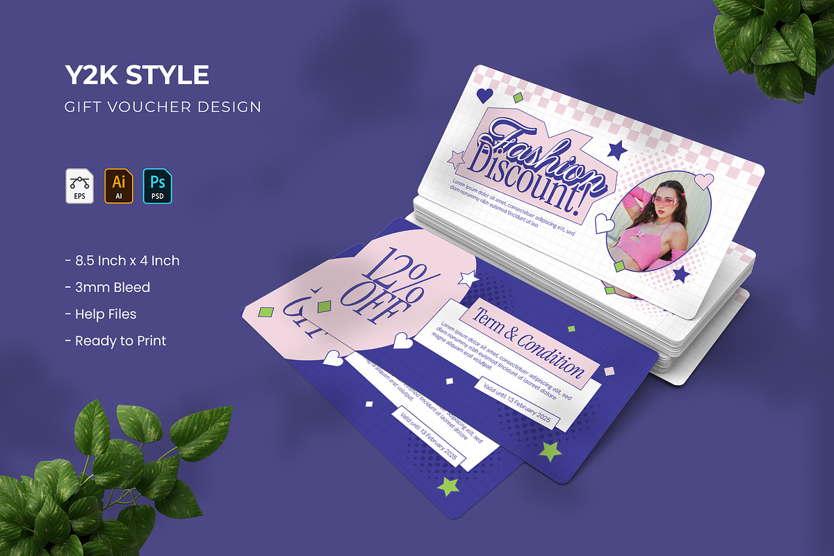 Y2k Style - Gift Voucher, a Card Template by VUNIRA (Photo 1 of 2)
