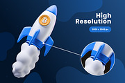 Cryptocurrency 3D Icons, an Object 3D Model by Azam Creative (Thumbnail 3 of 5)